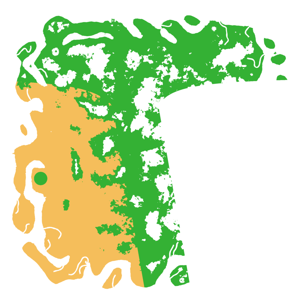 Biome Rust Map: Procedural Map, Size: 6000, Seed: 5643442