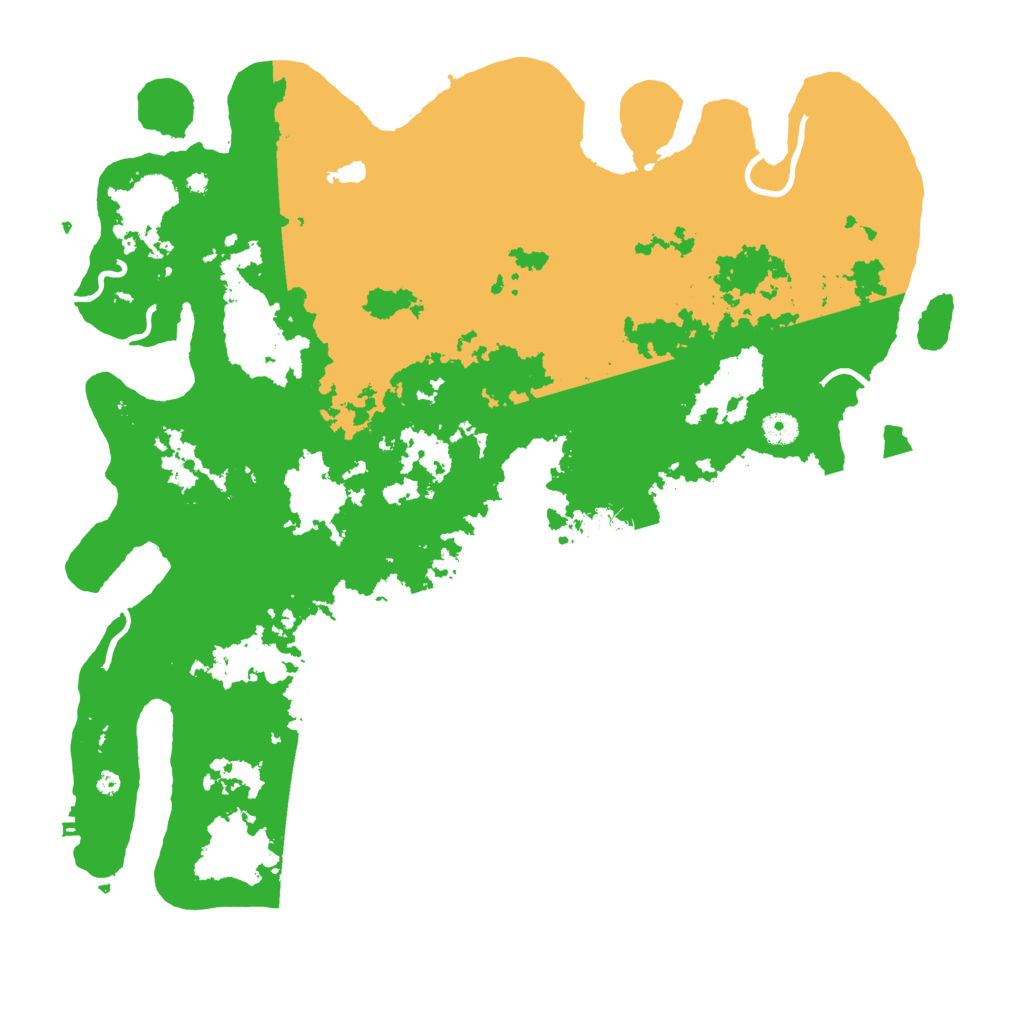 Biome Rust Map: Procedural Map, Size: 4500, Seed: 762657223