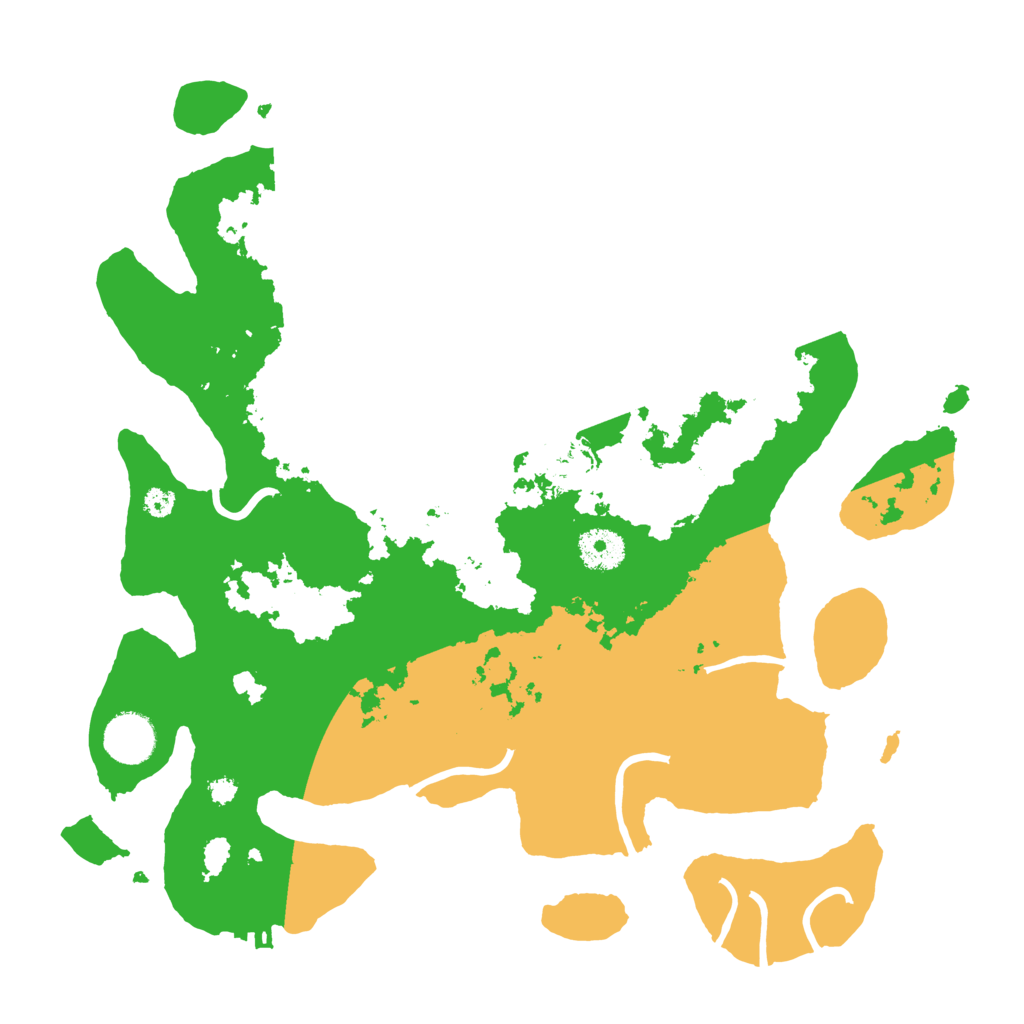 Biome Rust Map: Procedural Map, Size: 3500, Seed: 35593627