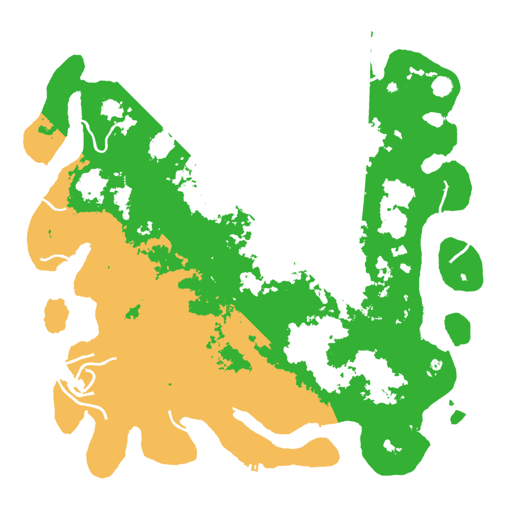 Biome Rust Map: Procedural Map, Size: 4500, Seed: 1704401762