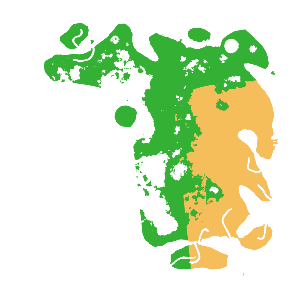 Biome Rust Map: Procedural Map, Size: 3700, Seed: 1613468611