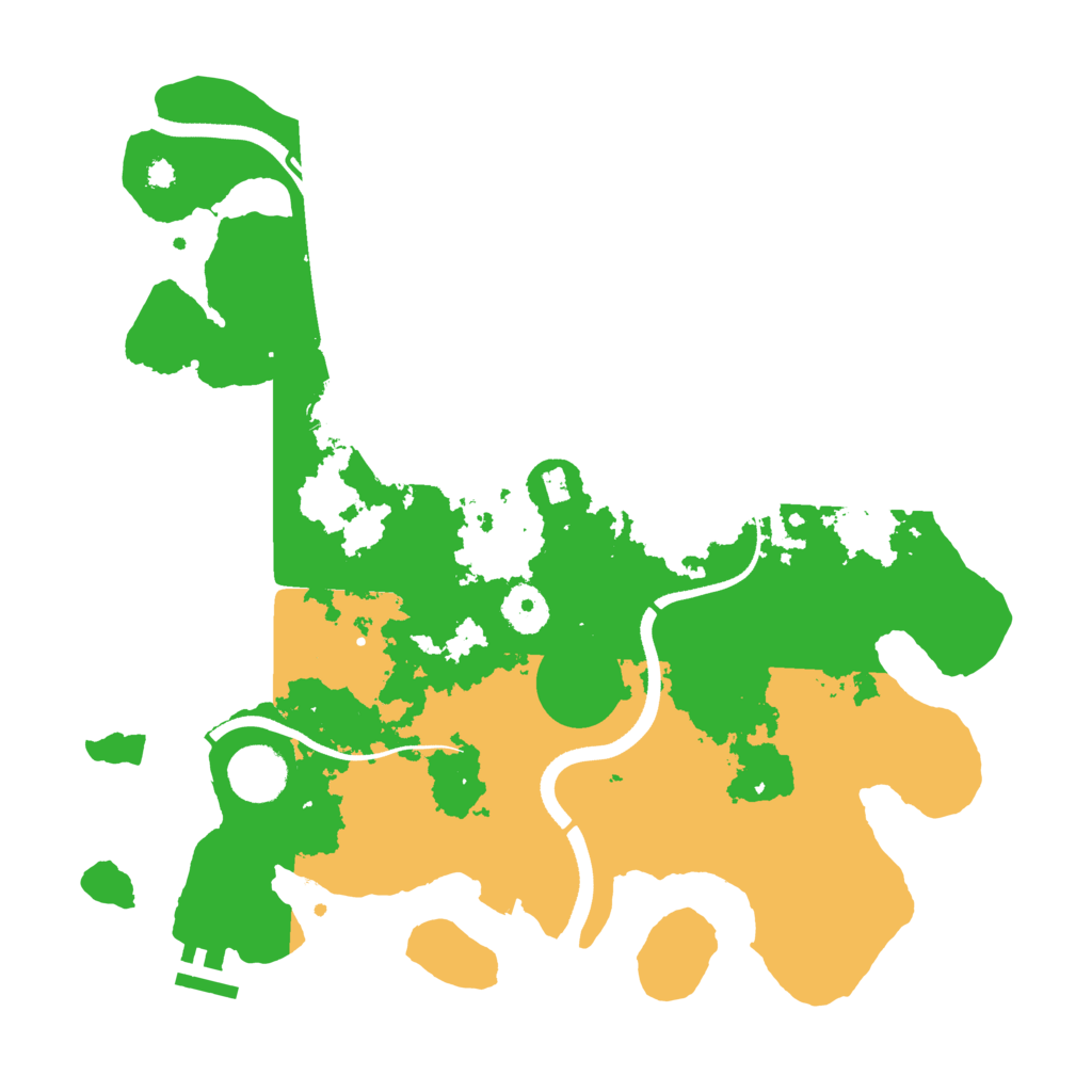 Biome Rust Map: Procedural Map, Size: 3500, Seed: 337487062