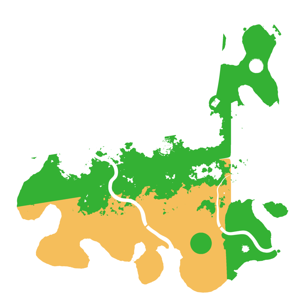 Biome Rust Map: Procedural Map, Size: 3800, Seed: 34332934