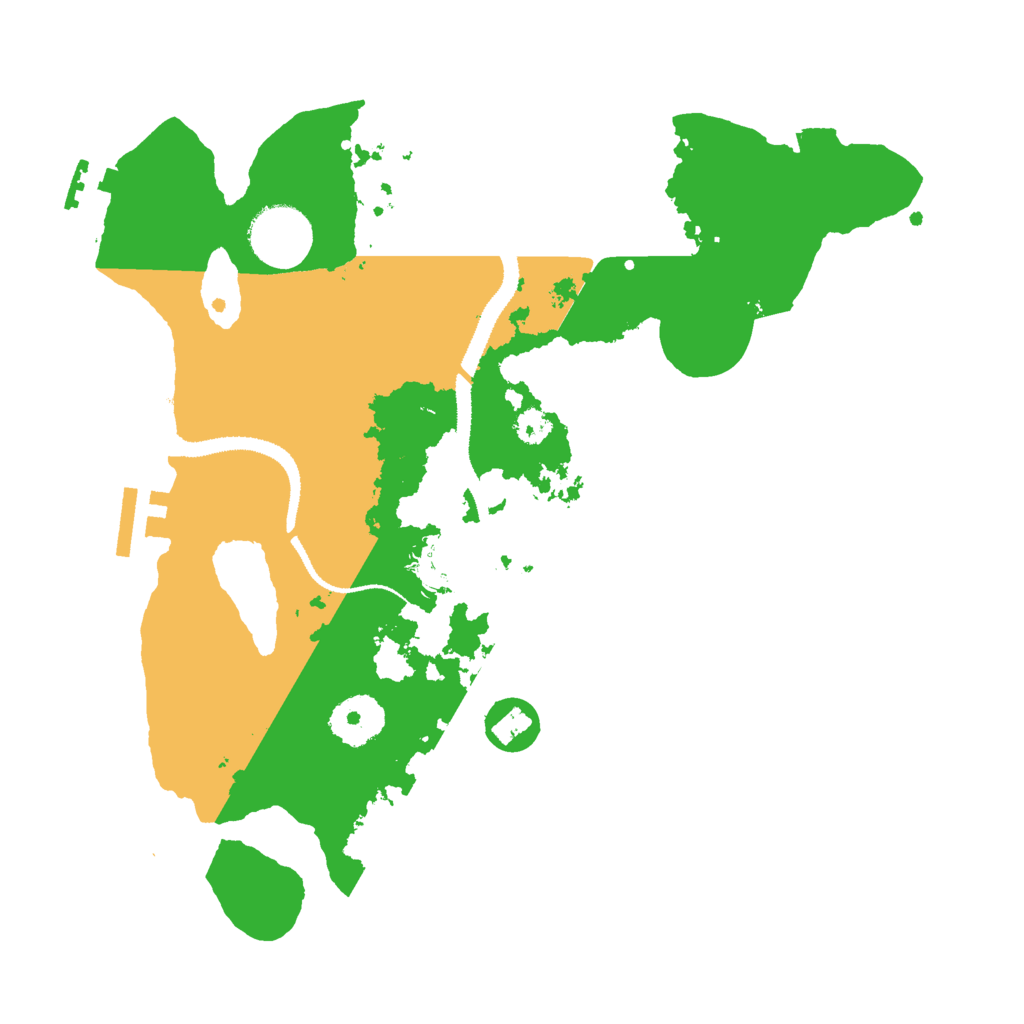Biome Rust Map: Procedural Map, Size: 3000, Seed: 8757