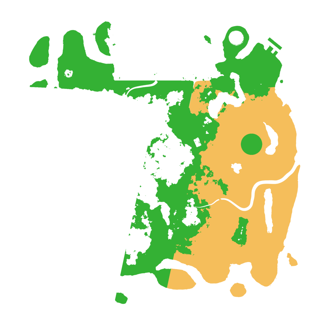 Biome Rust Map: Procedural Map, Size: 4000, Seed: 65880358