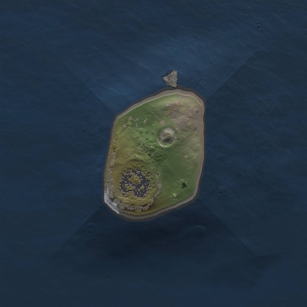 Rust Map: Procedural Map, Size: 1000, Seed: 990232192, 3 Monuments