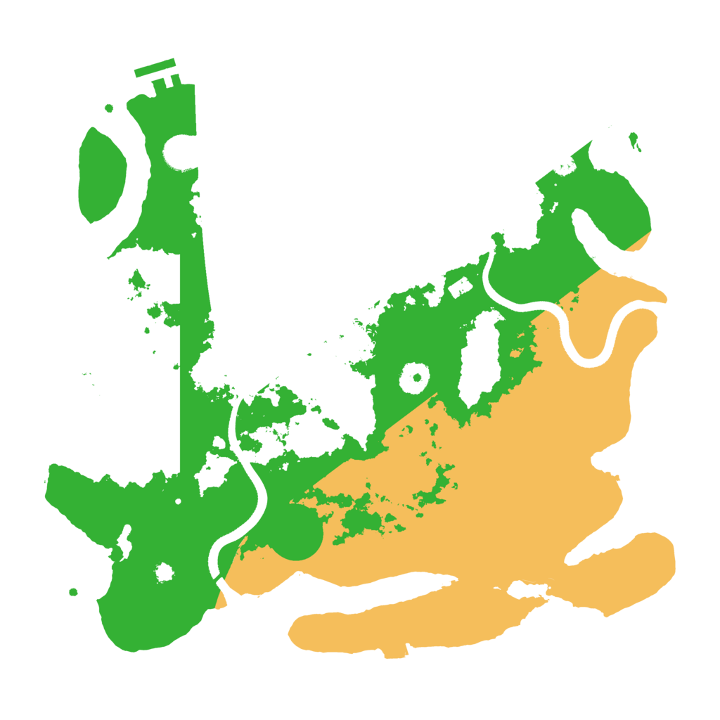 Biome Rust Map: Procedural Map, Size: 3500, Seed: 415904601