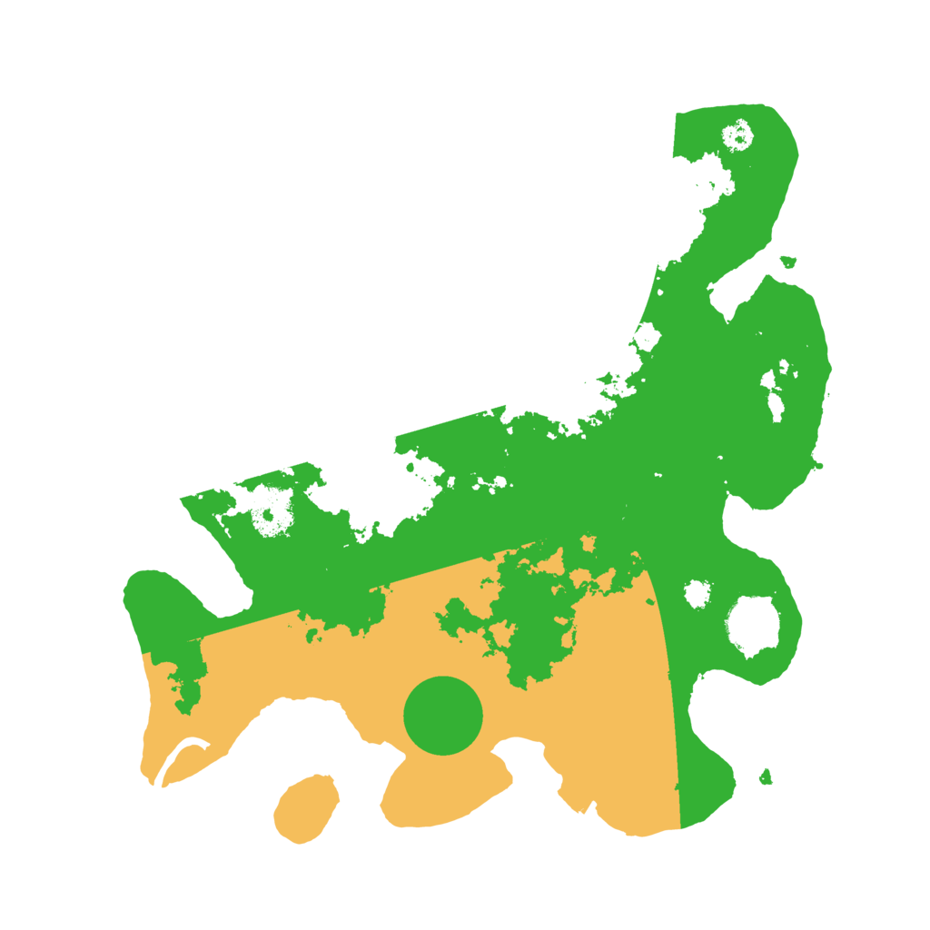 Biome Rust Map: Procedural Map, Size: 3100, Seed: 790518131