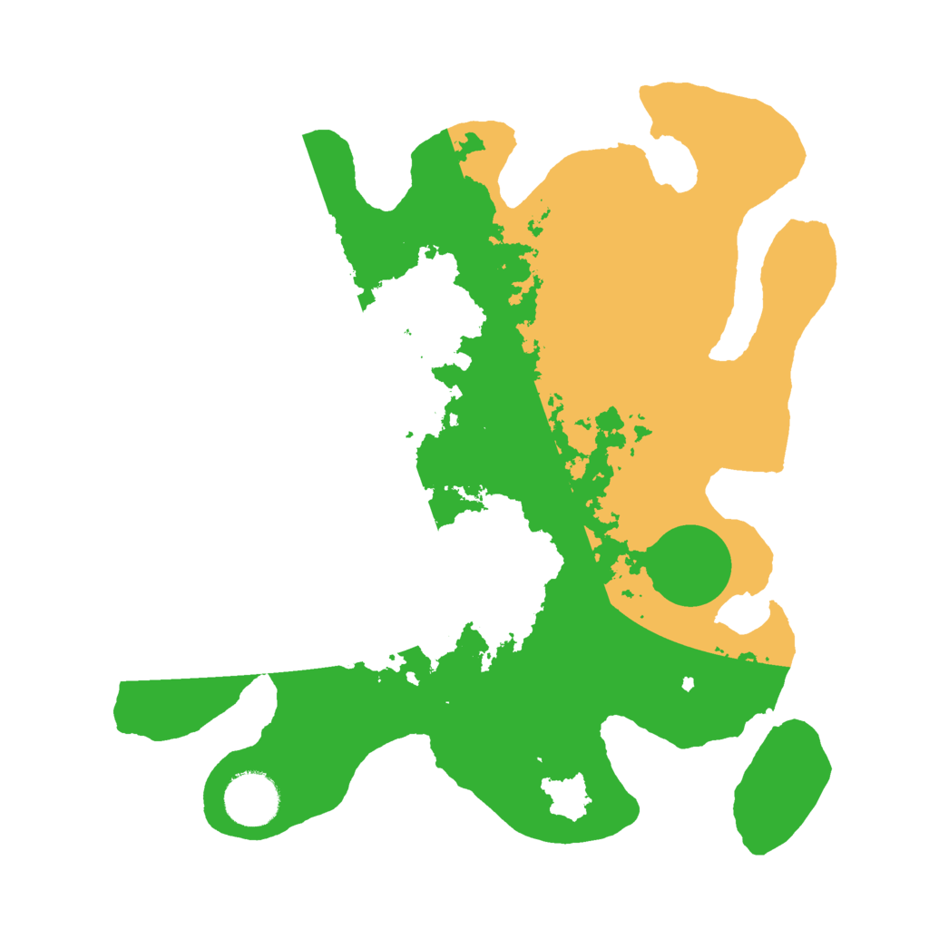 Biome Rust Map: Barren, Size: 3000, Seed: 1574937871