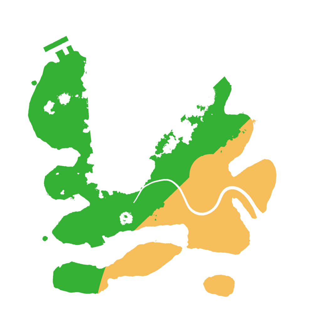 Biome Rust Map: Procedural Map, Size: 2500, Seed: 2080262342