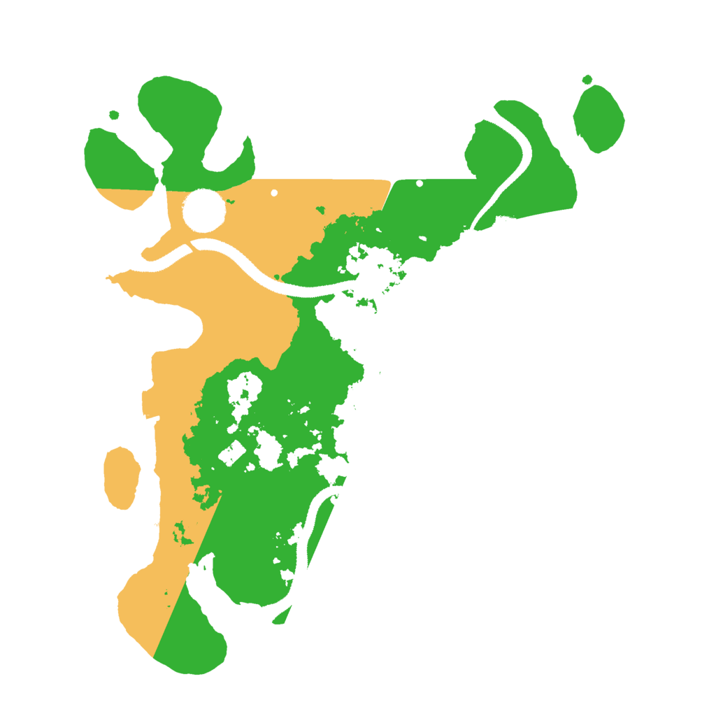 Biome Rust Map: Procedural Map, Size: 3000, Seed: 63963620