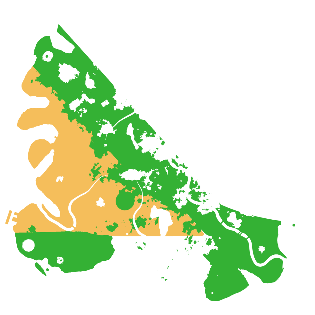 Biome Rust Map: Procedural Map, Size: 4500, Seed: 725231599