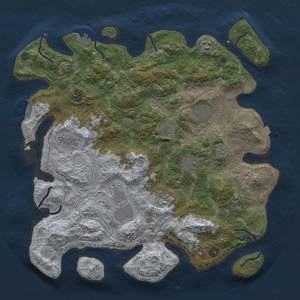 Thumbnail Rust Map: Procedural Map, Size: 4250, Seed: 1656470957, 17 Monuments