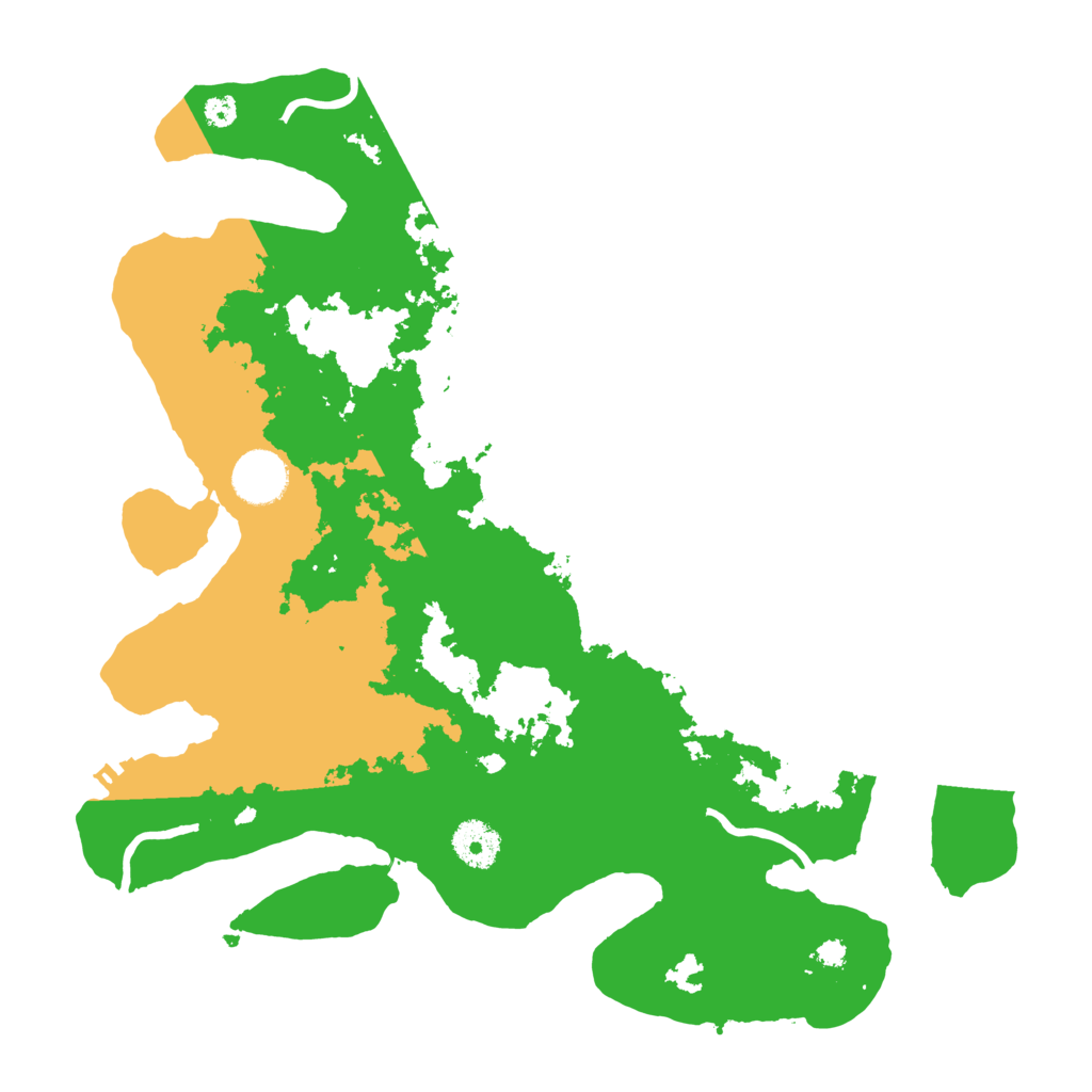 Biome Rust Map: Procedural Map, Size: 3500, Seed: 656777