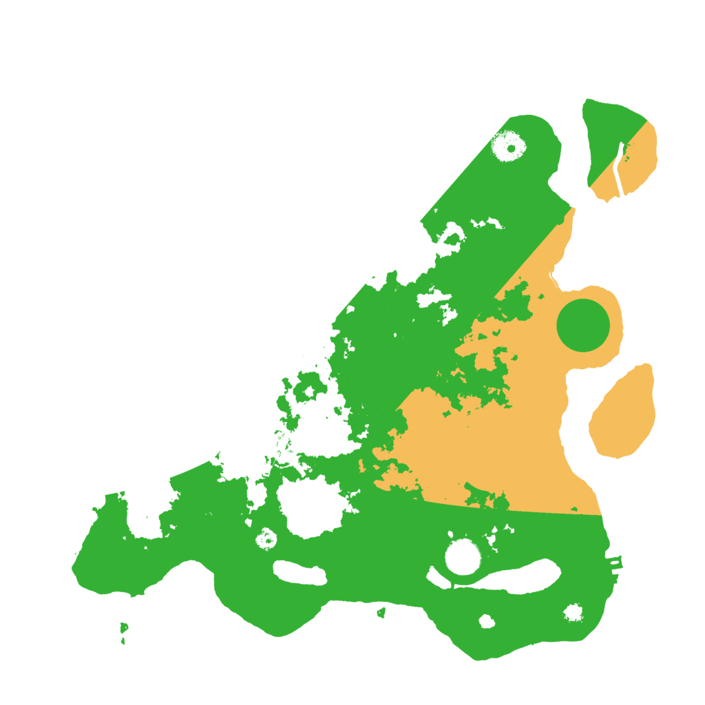 Biome Rust Map: Procedural Map, Size: 3500, Seed: 76076014