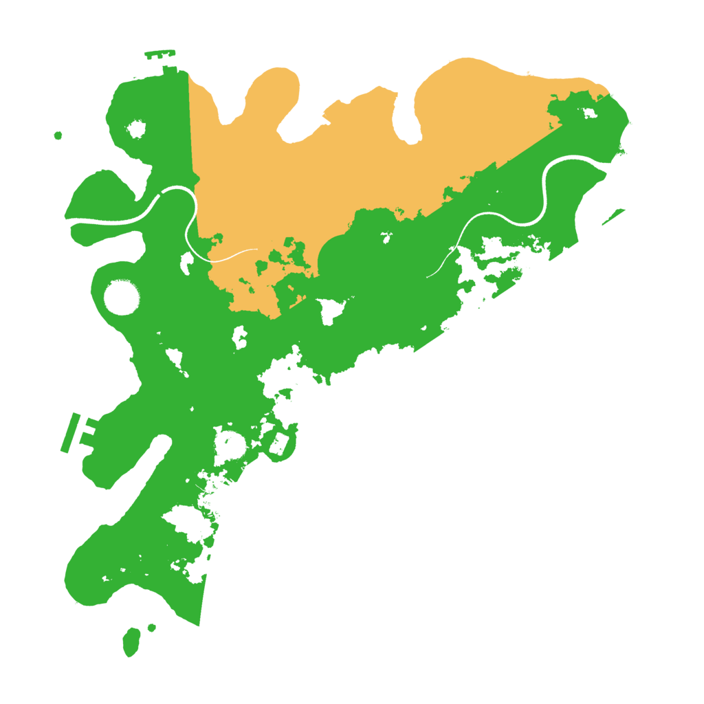 Biome Rust Map: Procedural Map, Size: 3500, Seed: 1636820