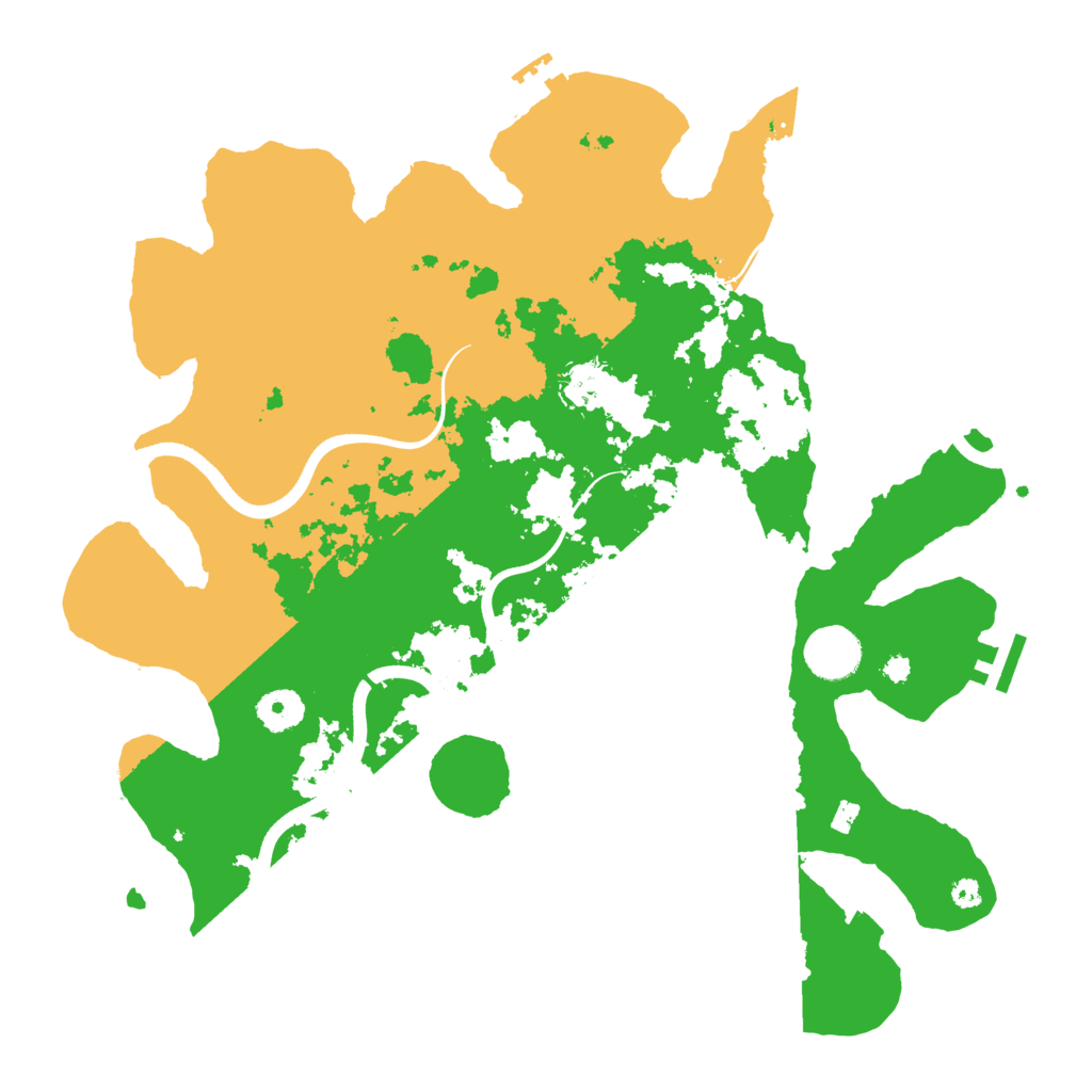 Biome Rust Map: Procedural Map, Size: 3700, Seed: 1867004333