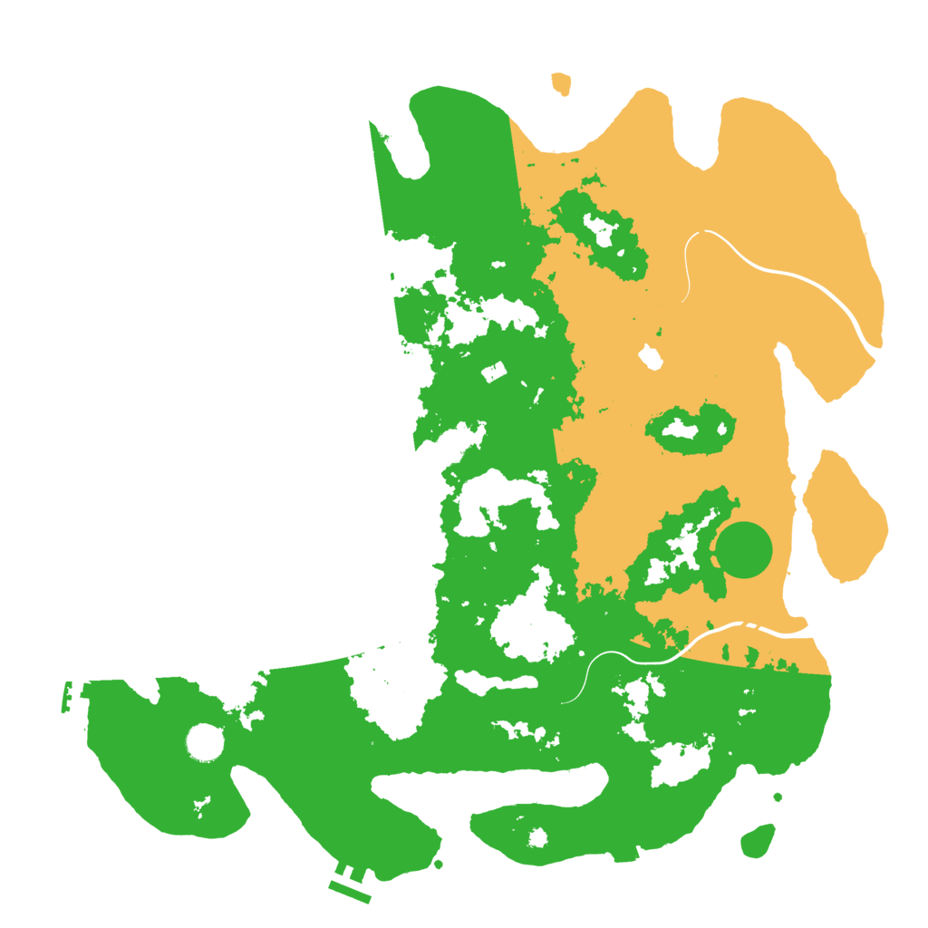 Biome Rust Map: Procedural Map, Size: 4300, Seed: 6540