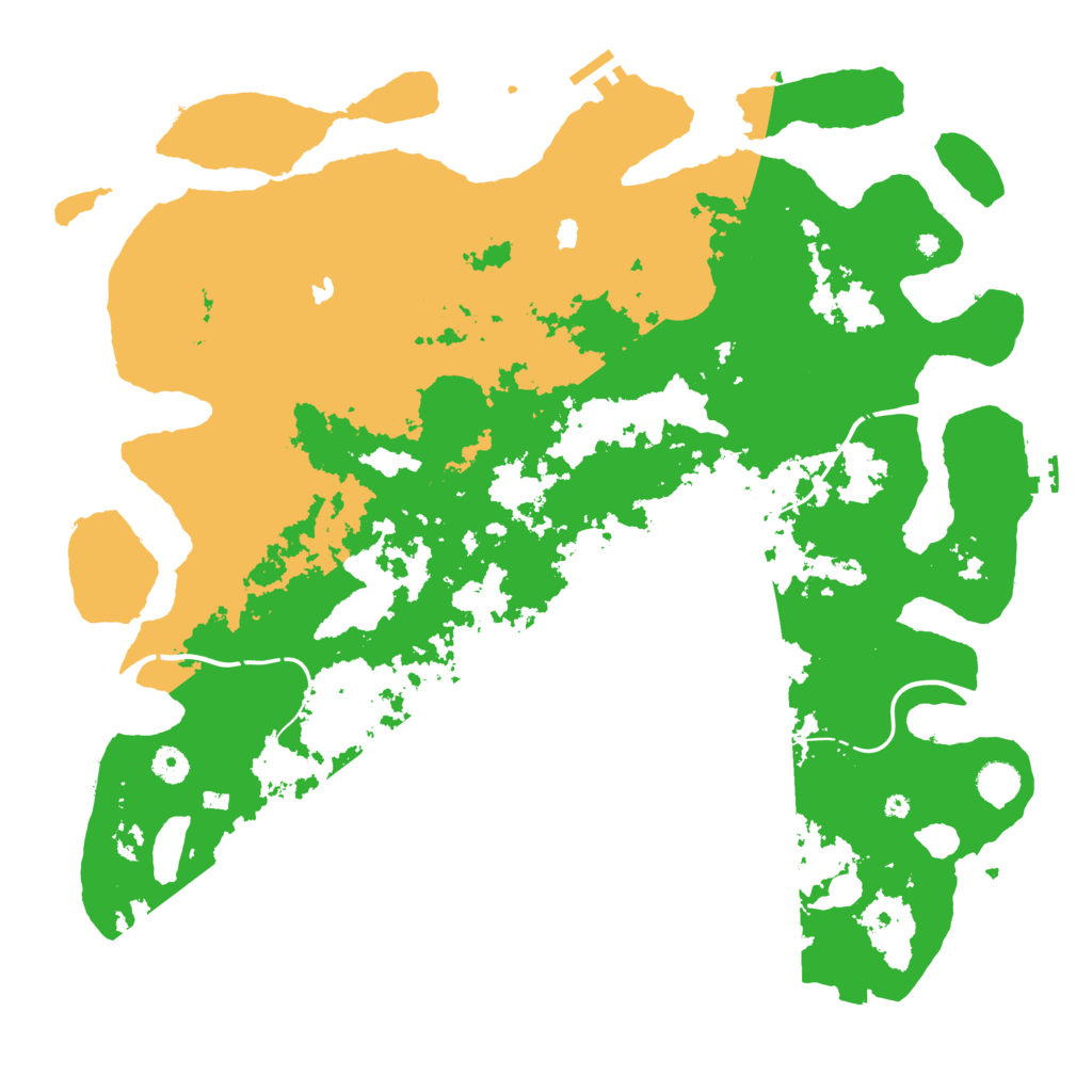 Biome Rust Map: Procedural Map, Size: 4501, Seed: 227225294