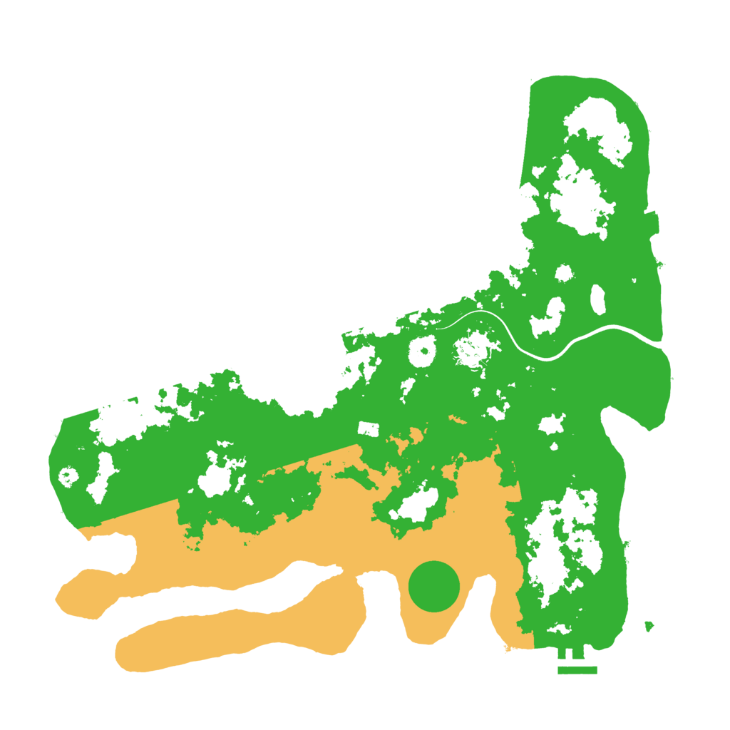 Biome Rust Map: Procedural Map, Size: 3750, Seed: 148299481