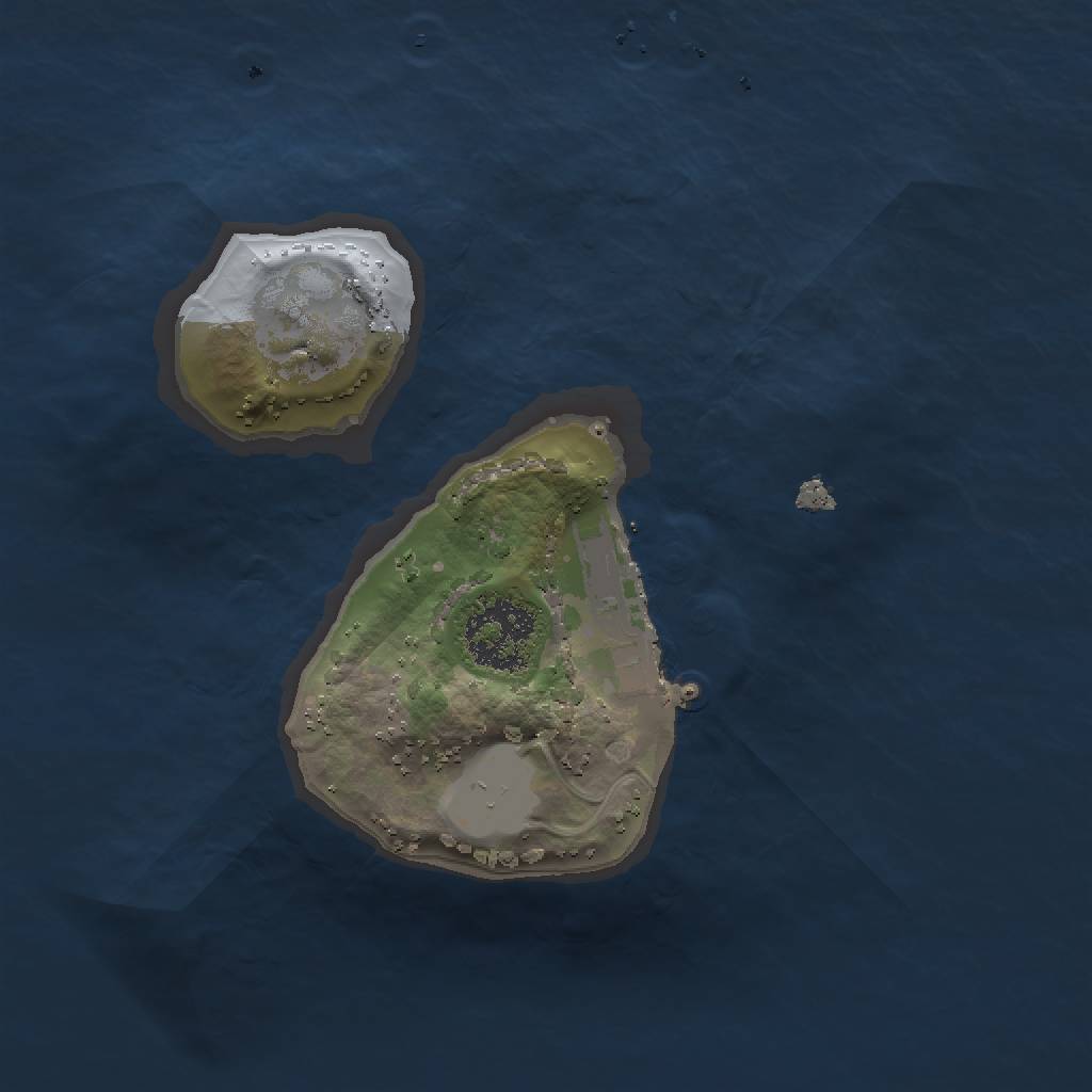 Rust Map: Procedural Map, Size: 1500, Seed: 2014941522, 5 Monuments