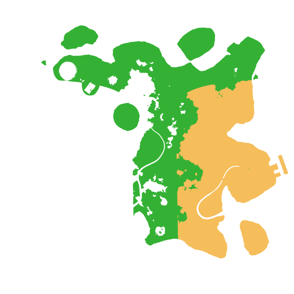 Biome Rust Map: Procedural Map, Size: 3000, Seed: 1484929246