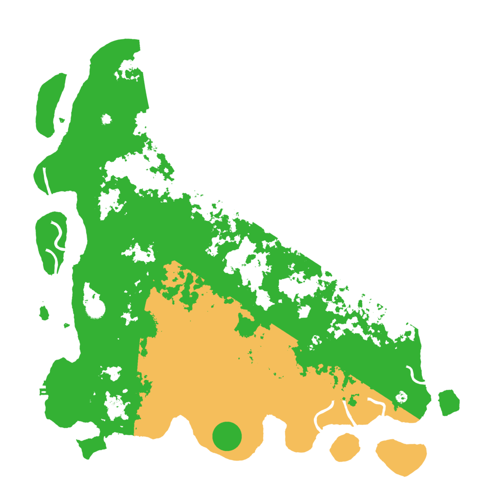 Biome Rust Map: Procedural Map, Size: 4500, Seed: 85260205