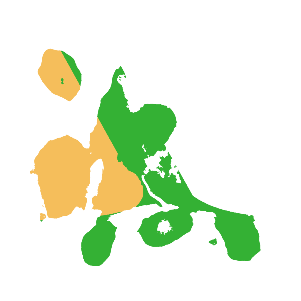 Biome Rust Map: Procedural Map, Size: 2000, Seed: 1714245843