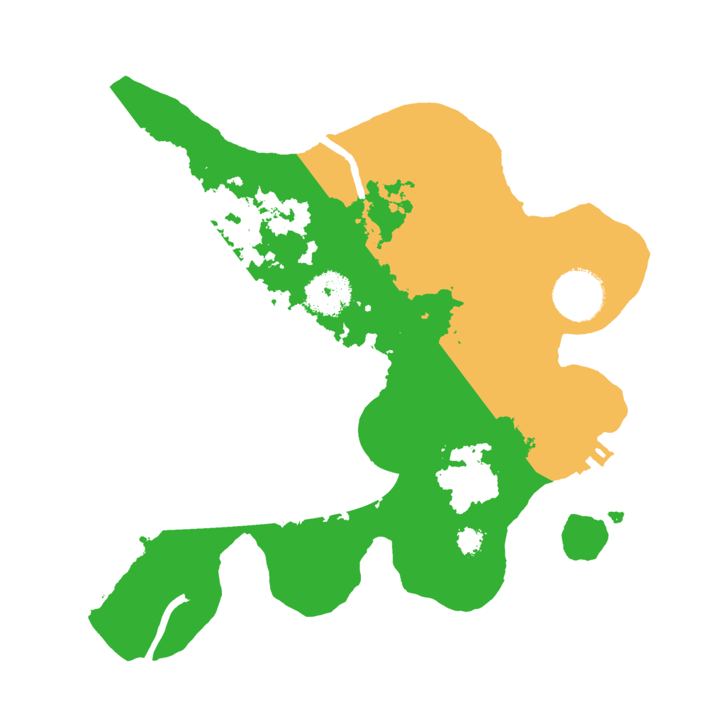 Biome Rust Map: Procedural Map, Size: 2500, Seed: 20040413