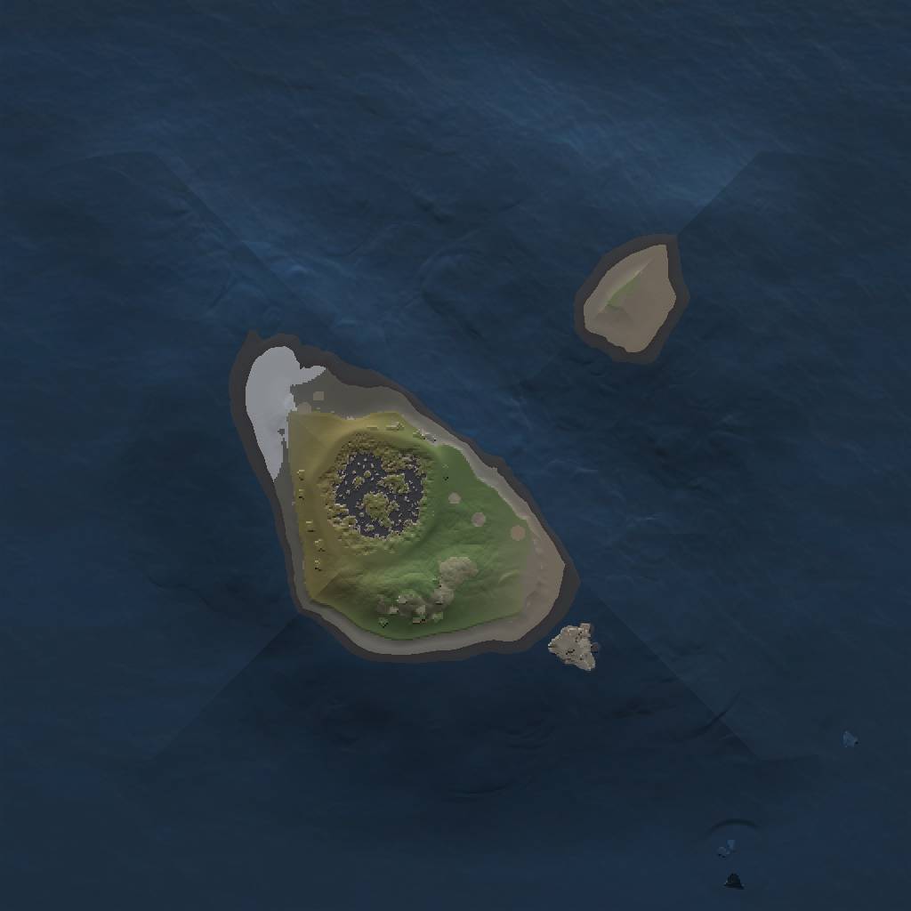 Rust Map: Procedural Map, Size: 1000, Seed: 5563, 3 Monuments