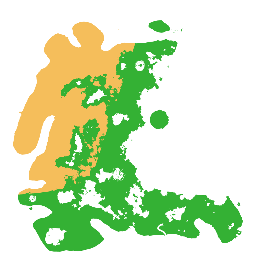 Biome Rust Map: Procedural Map, Size: 4000, Seed: 39581