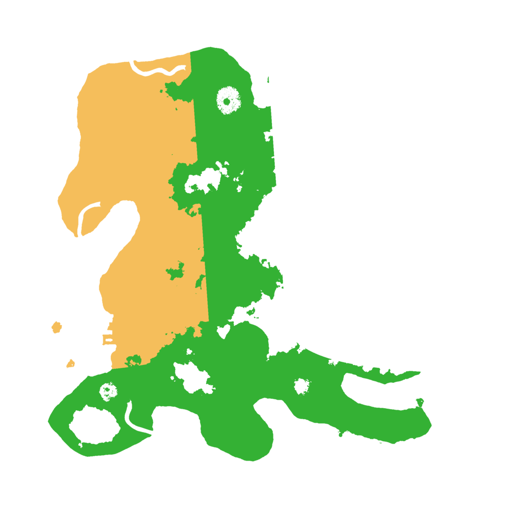 Biome Rust Map: Procedural Map, Size: 3000, Seed: 260599863
