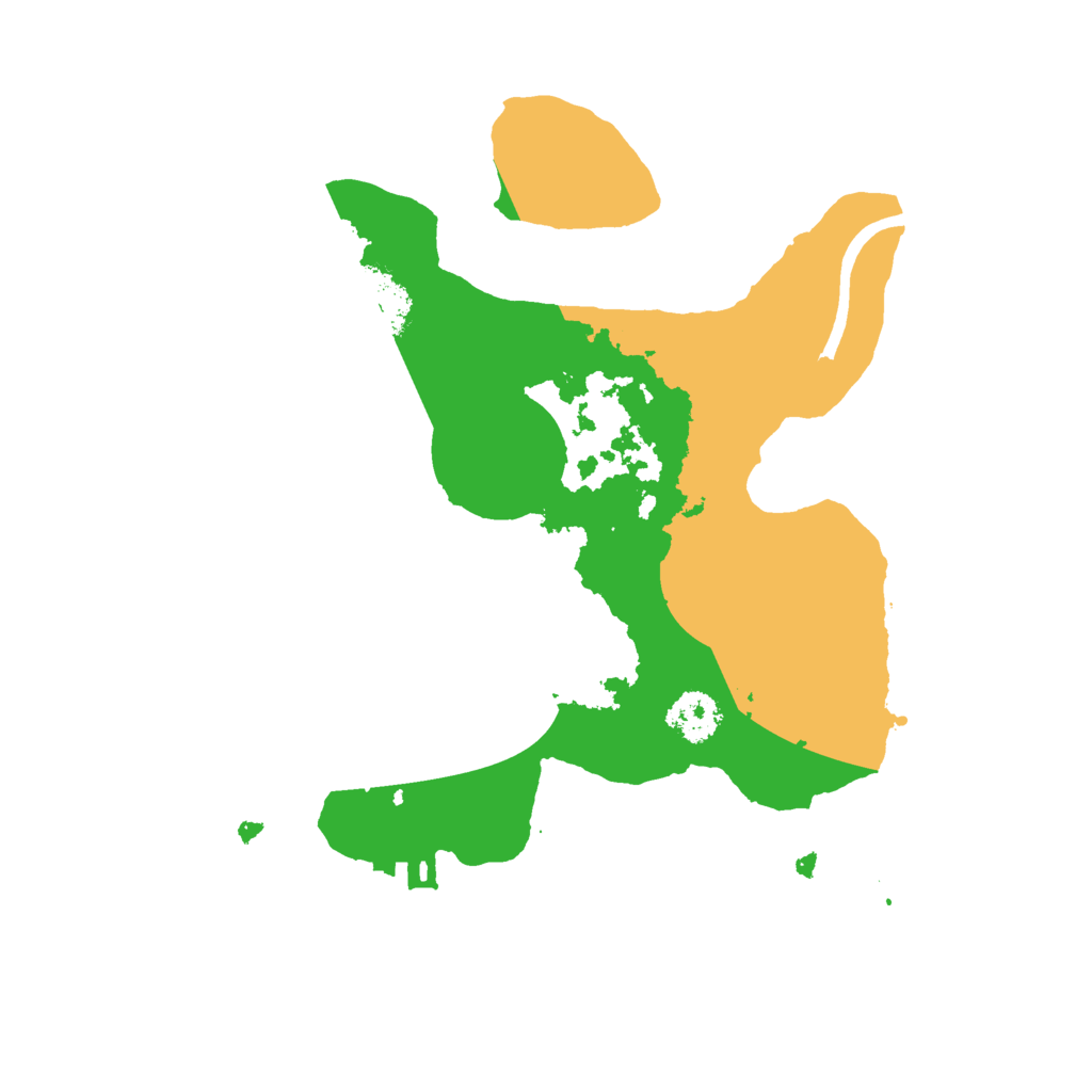 Biome Rust Map: Procedural Map, Size: 2250, Seed: 836429099