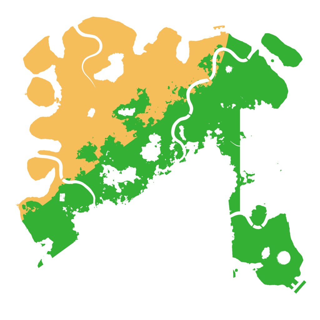 Biome Rust Map: Procedural Map, Size: 4250, Seed: 186983809