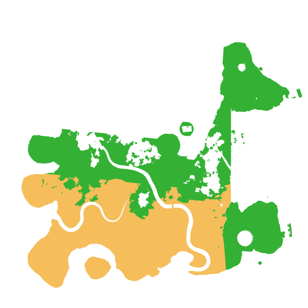 Biome Rust Map: Procedural Map, Size: 3500, Seed: 584581711