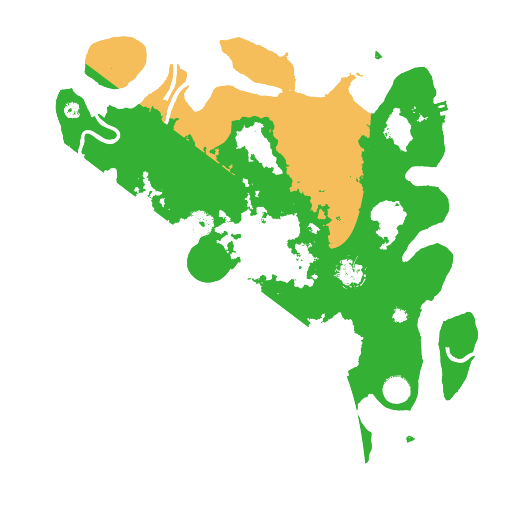 Biome Rust Map: Procedural Map, Size: 3250, Seed: 609769810