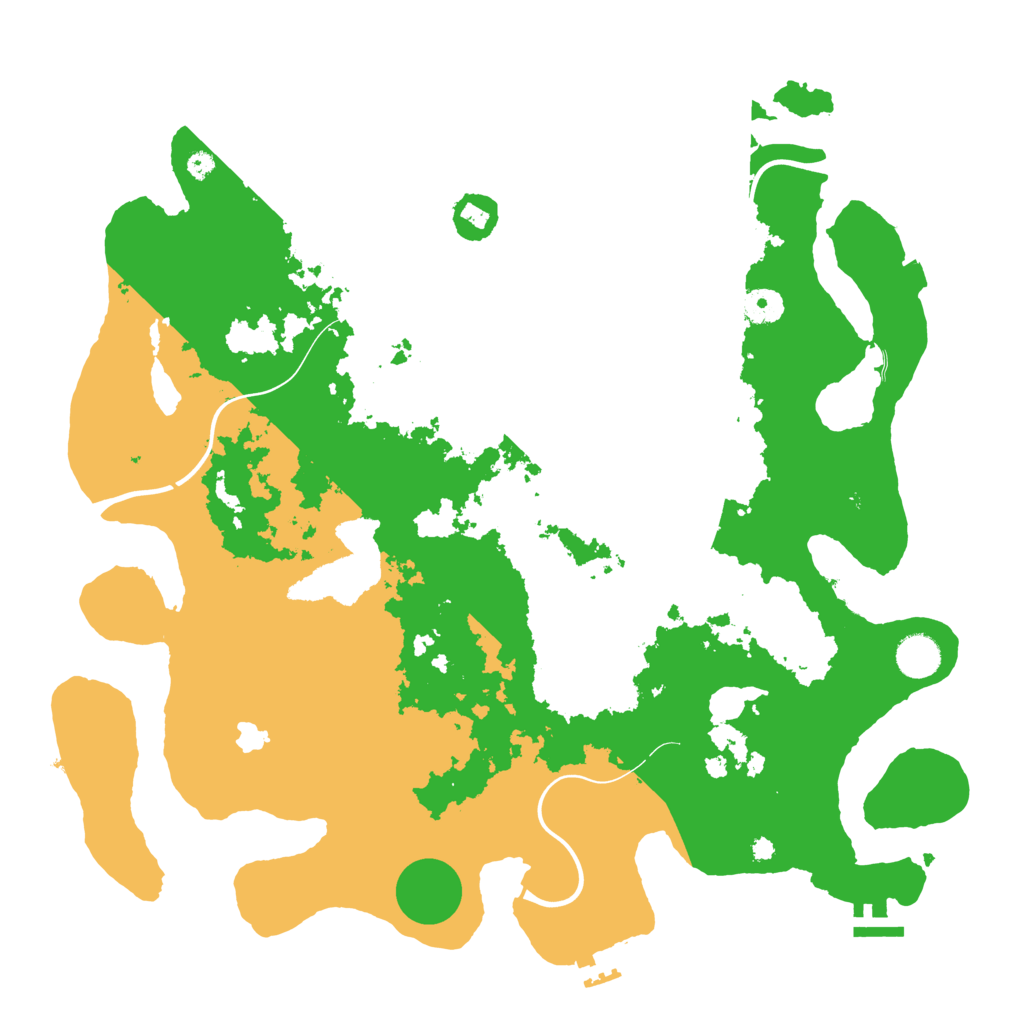 Biome Rust Map: Procedural Map, Size: 4096, Seed: 459848