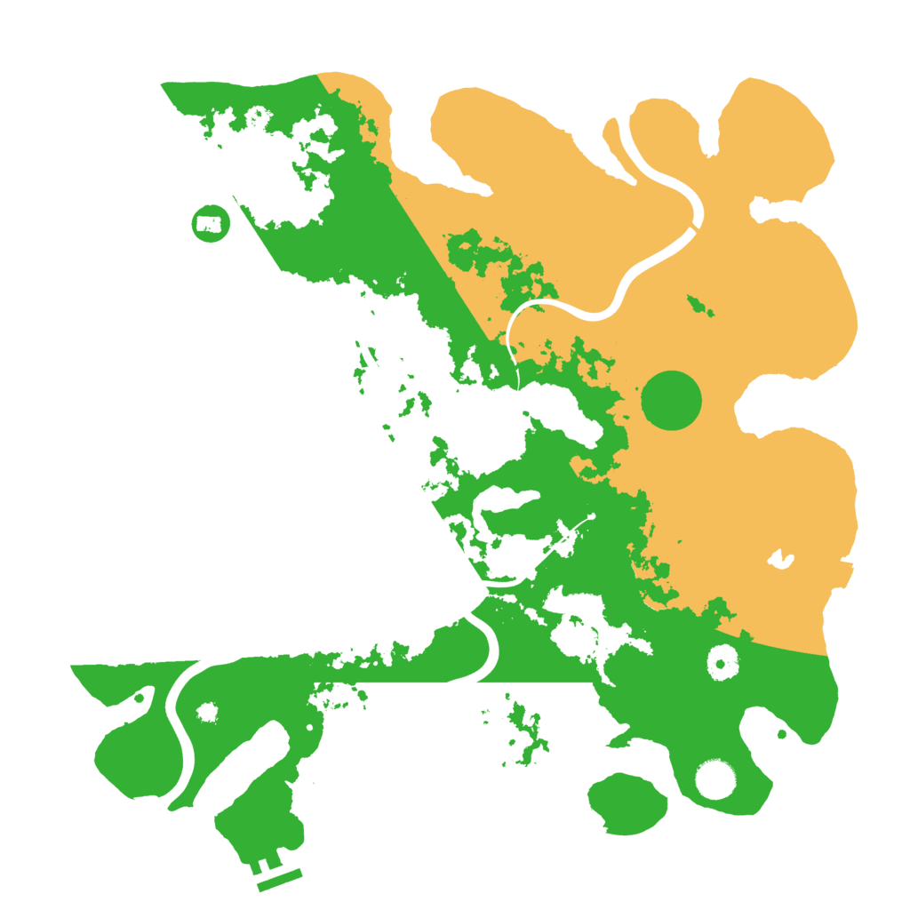 Biome Rust Map: Procedural Map, Size: 4000, Seed: 25991515