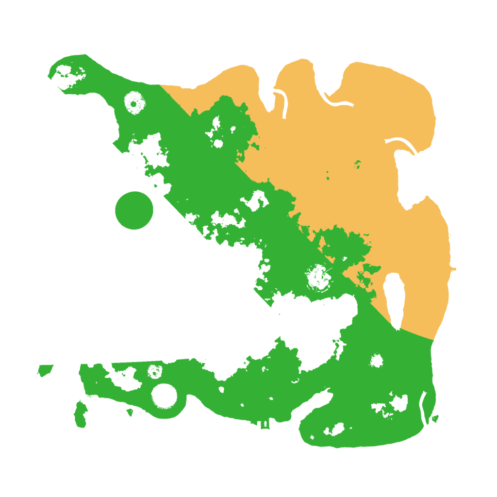 Biome Rust Map: Procedural Map, Size: 3500, Seed: 90676434