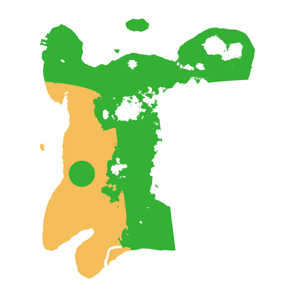 Biome Rust Map: Procedural Map, Size: 3000, Seed: 1054664861