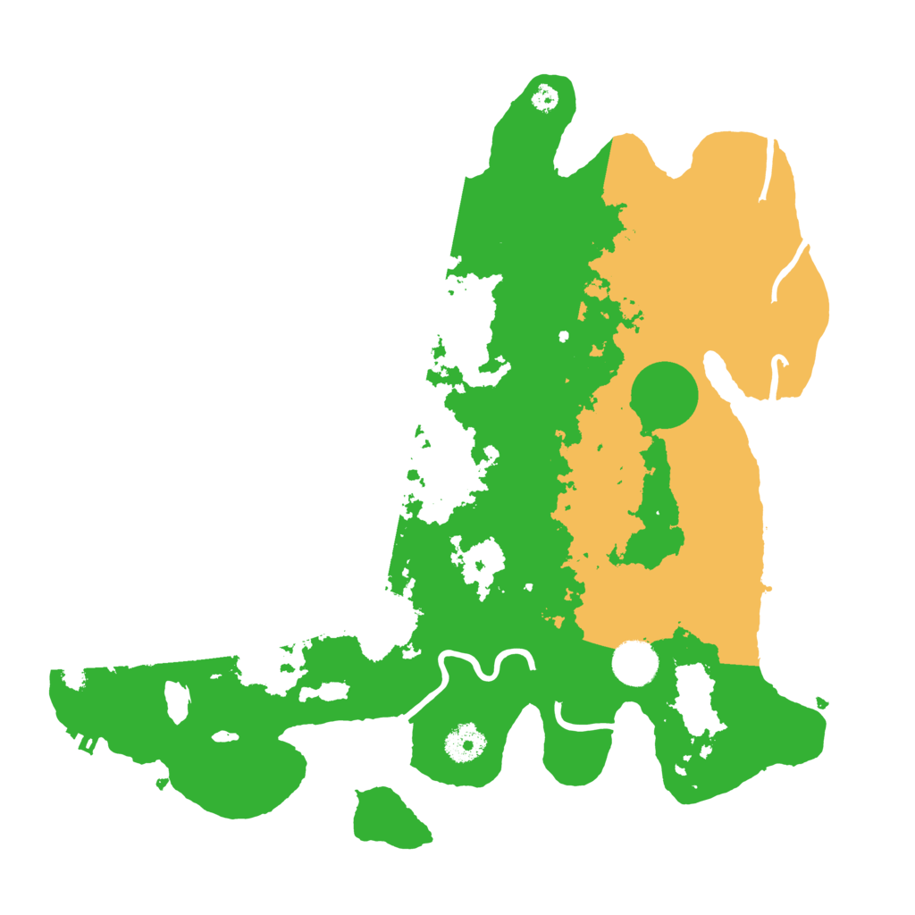 Biome Rust Map: Procedural Map, Size: 3600, Seed: 415403465