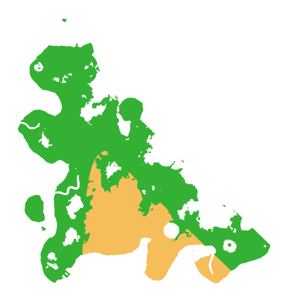 Biome Rust Map: Procedural Map, Size: 3500, Seed: 21027190