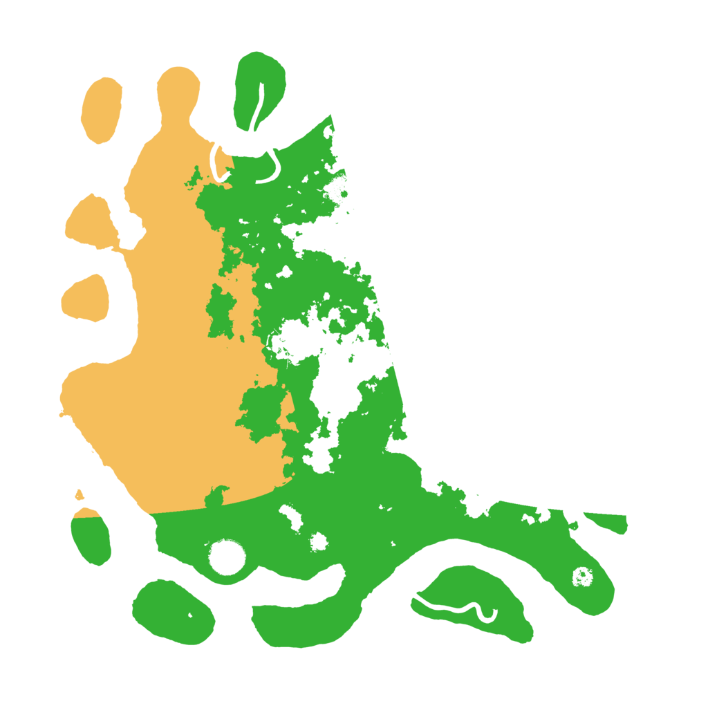 Biome Rust Map: Procedural Map, Size: 3500, Seed: 122508917