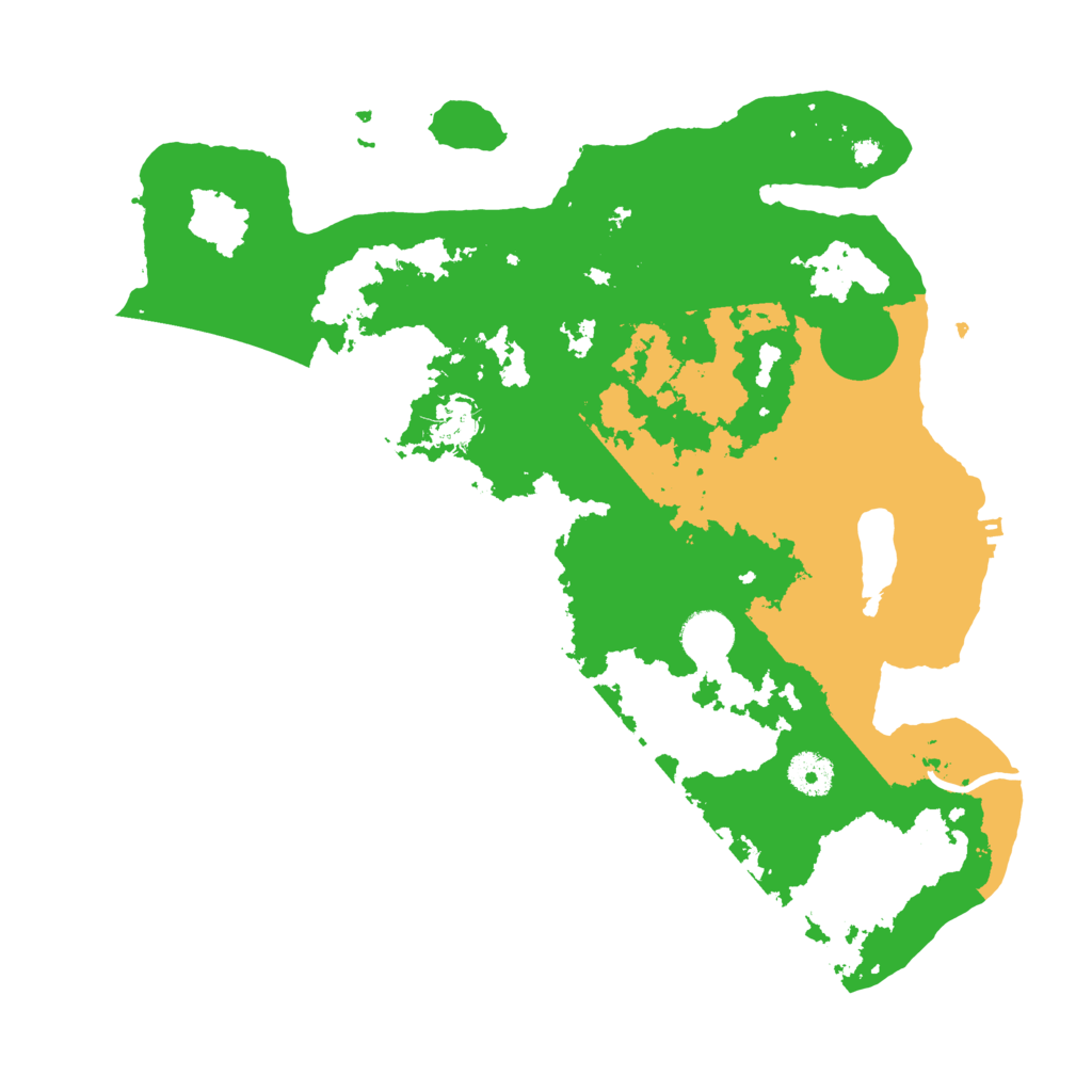 Biome Rust Map: Procedural Map, Size: 3700, Seed: 868441739
