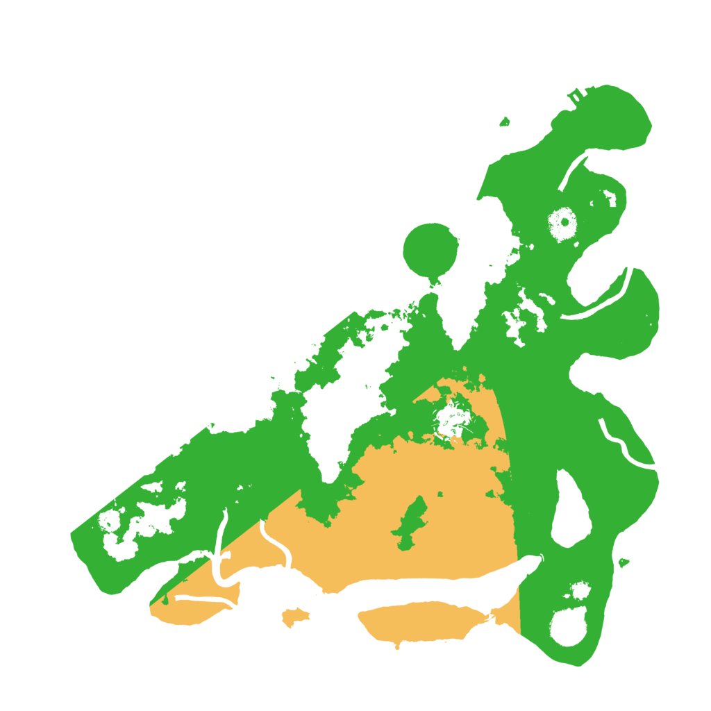 Biome Rust Map: Procedural Map, Size: 3500, Seed: 705298566