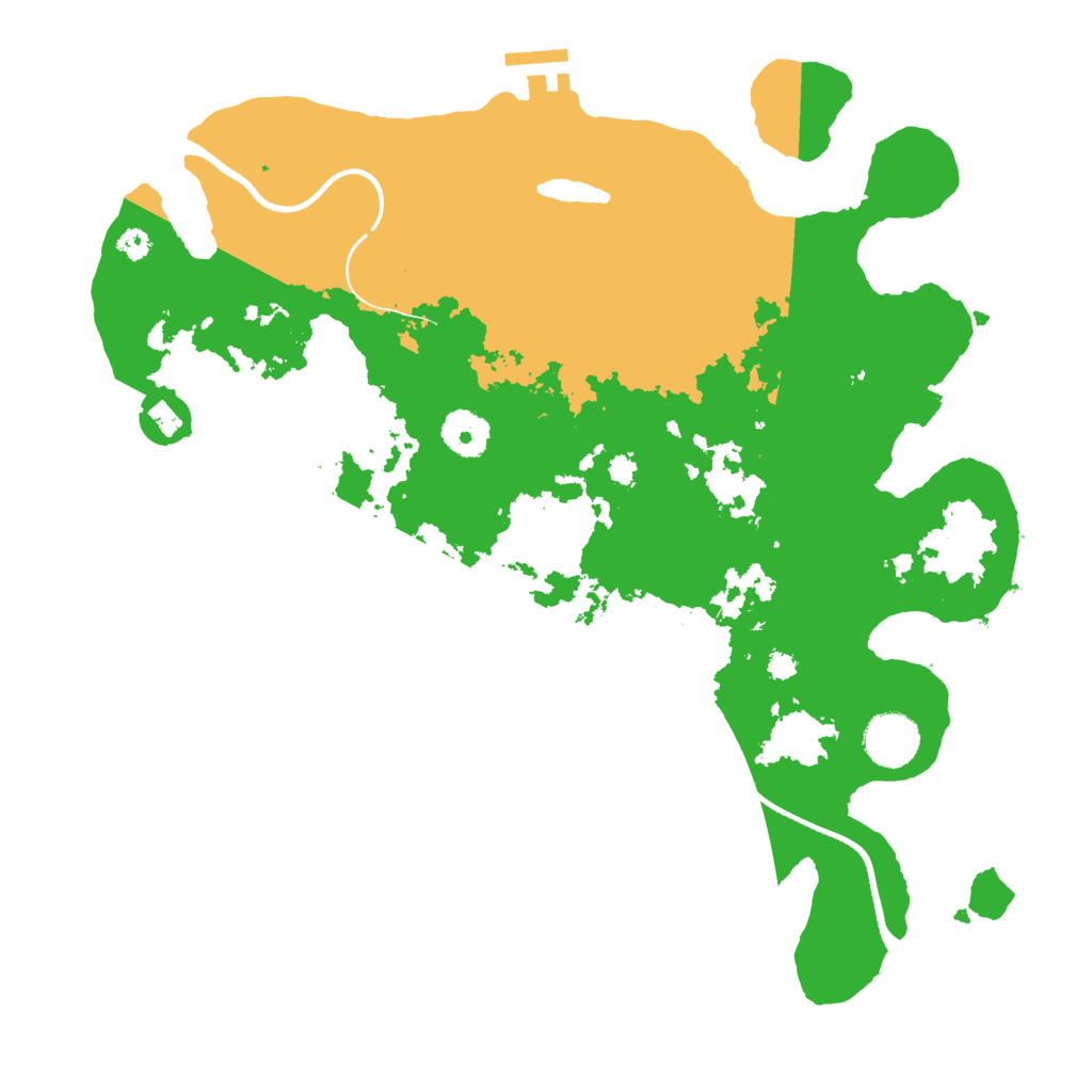 Biome Rust Map: Procedural Map, Size: 3500, Seed: 1129767560