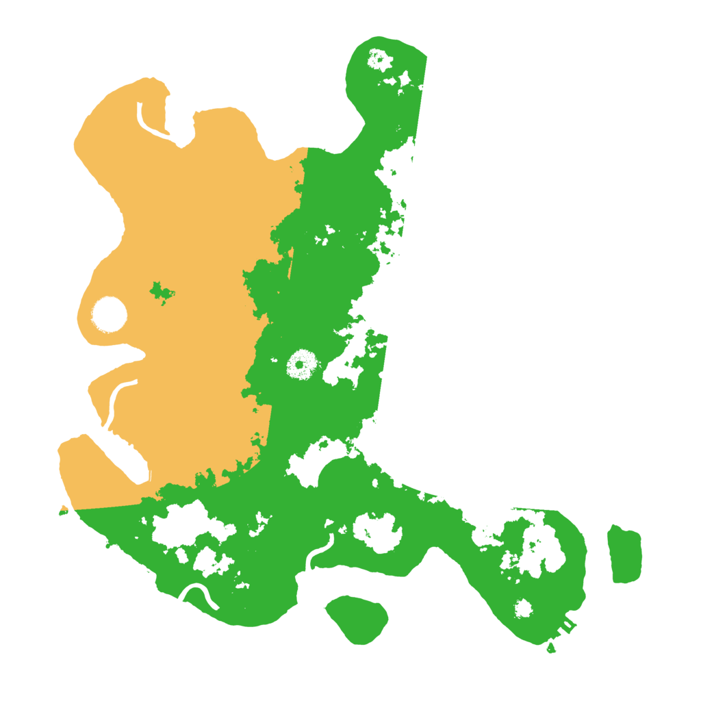 Biome Rust Map: Procedural Map, Size: 3500, Seed: 12189695