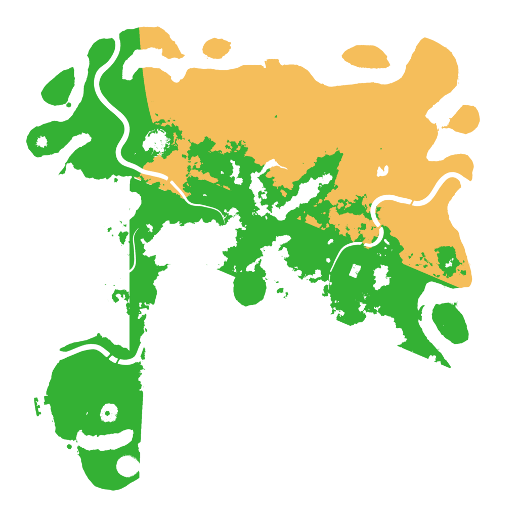 Biome Rust Map: Procedural Map, Size: 4250, Seed: 668603387