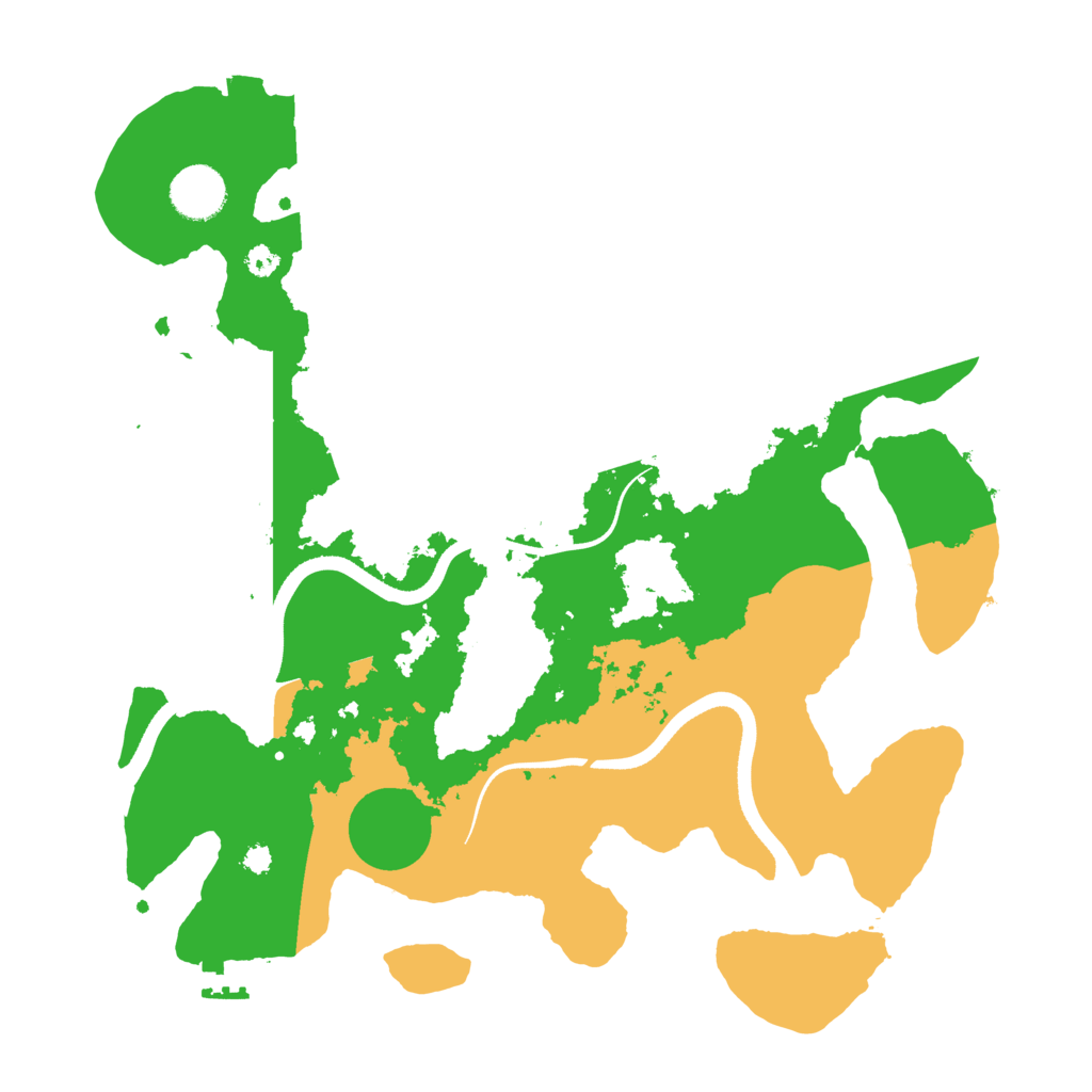 Biome Rust Map: Procedural Map, Size: 3500, Seed: 1332796474