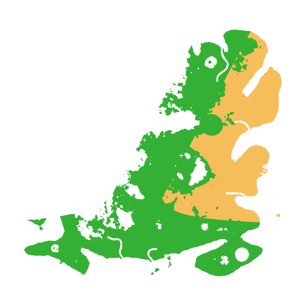 Biome Rust Map: Procedural Map, Size: 3850, Seed: 331889